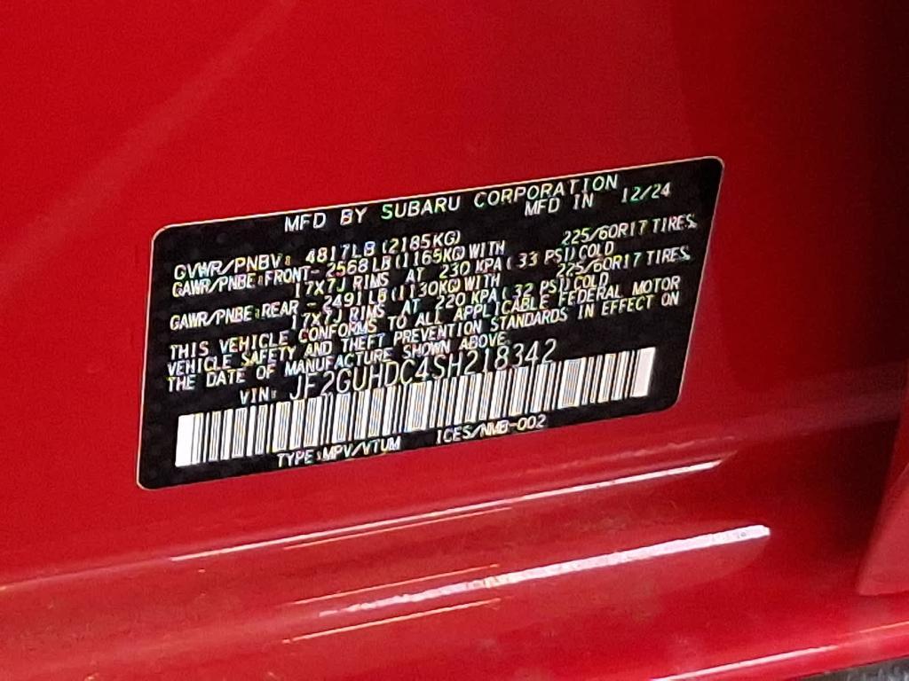 new 2025 Subaru Crosstrek car, priced at $31,264