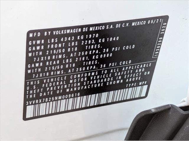 used 2022 Volkswagen Taos car, priced at $21,786