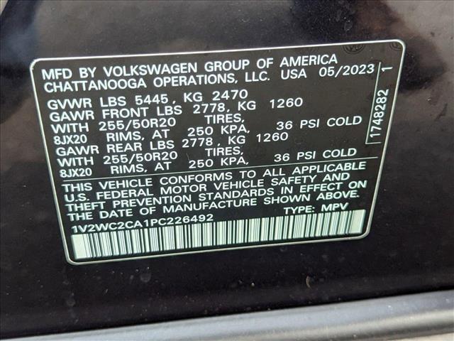 new 2023 Volkswagen Atlas Cross Sport car, priced at $40,971