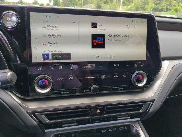 new 2026 Lexus TX 350 car, priced at $66,537