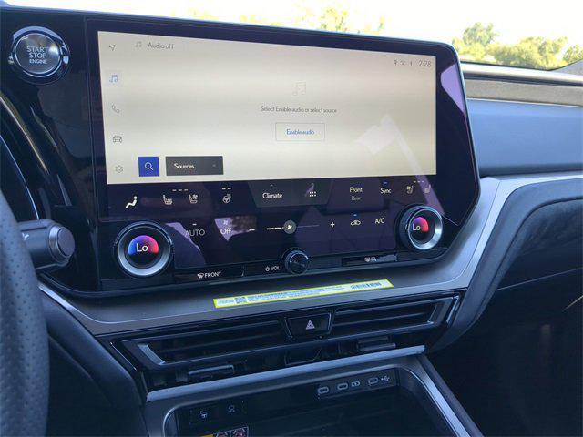 new 2026 Lexus TX 350 car, priced at $71,082