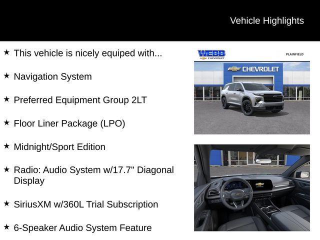 new 2026 Chevrolet Traverse car, priced at $47,005