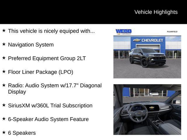 new 2026 Chevrolet Traverse car, priced at $45,790
