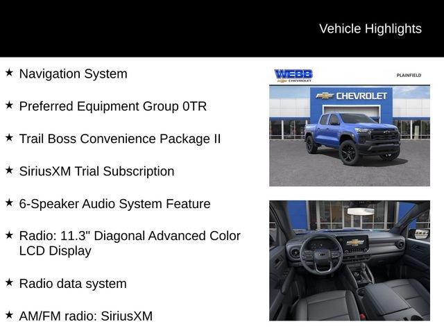new 2025 Chevrolet Colorado car, priced at $43,770