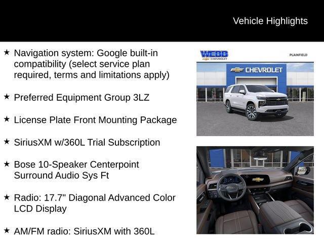 new 2025 Chevrolet Tahoe car, priced at $84,890