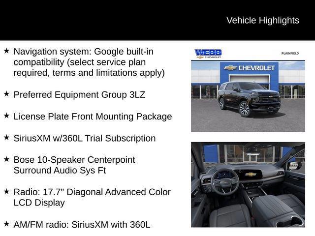 new 2025 Chevrolet Tahoe car, priced at $83,695