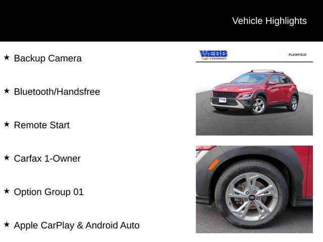 used 2022 Hyundai Kona car, priced at $16,477