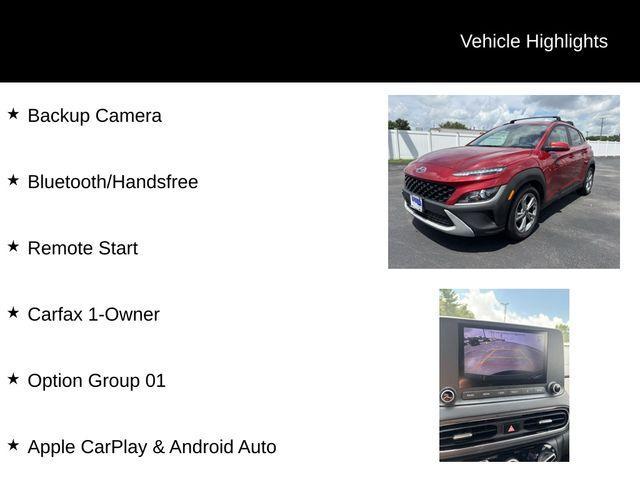 used 2022 Hyundai Kona car, priced at $17,977