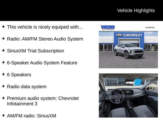 new 2026 Chevrolet Trax car, priced at $25,280