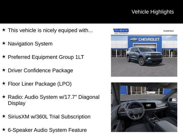 new 2026 Chevrolet Traverse car, priced at $43,845
