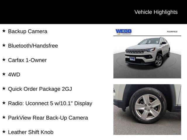 used 2022 Jeep Compass car, priced at $22,977