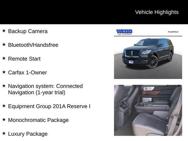 used 2024 Lincoln Navigator car, priced at $83,977