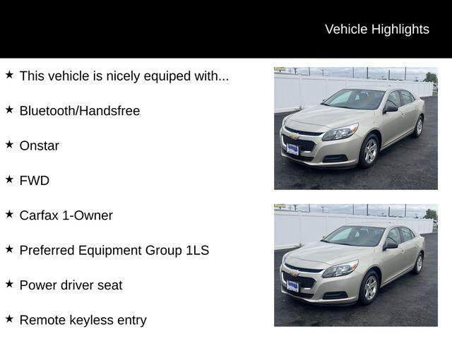 used 2016 Chevrolet Malibu Limited car, priced at $12,955