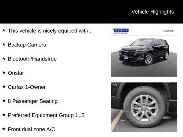 used 2022 Chevrolet Traverse car, priced at $21,994