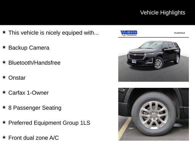 used 2022 Chevrolet Traverse car, priced at $22,494