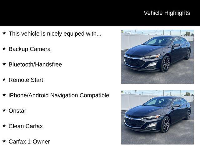 used 2022 Chevrolet Malibu car, priced at $20,752