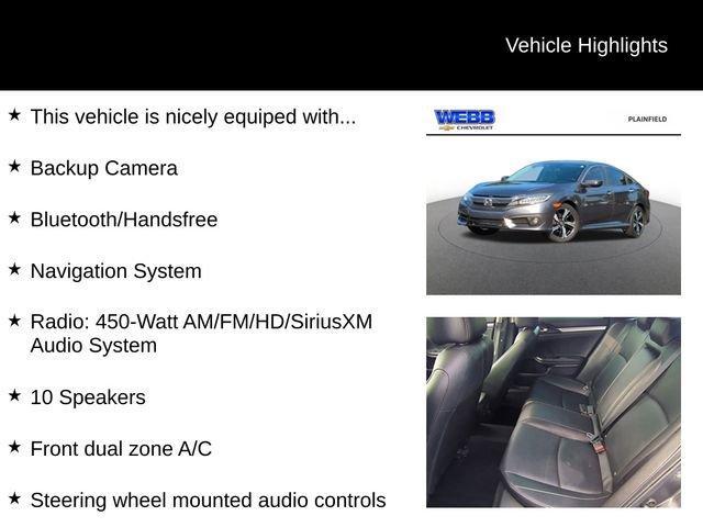 used 2018 Honda Civic car, priced at $18,777
