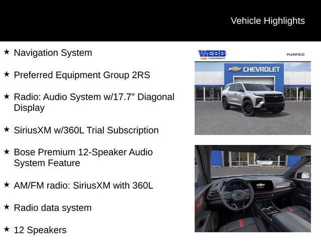 new 2025 Chevrolet Traverse car, priced at $59,095