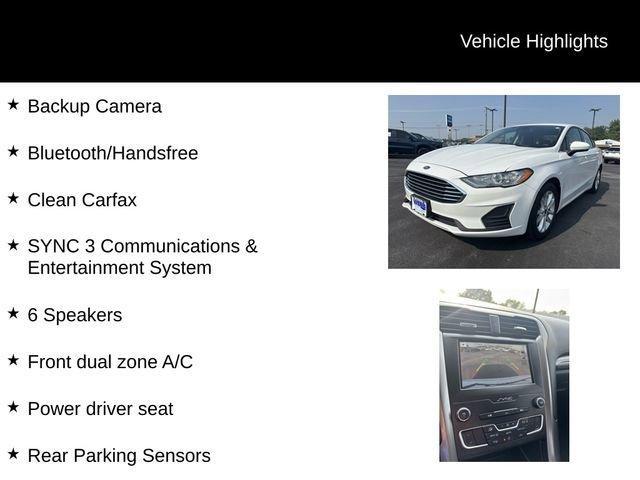 used 2019 Ford Fusion car, priced at $14,977