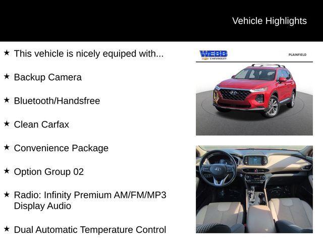used 2020 Hyundai Santa Fe car, priced at $18,790