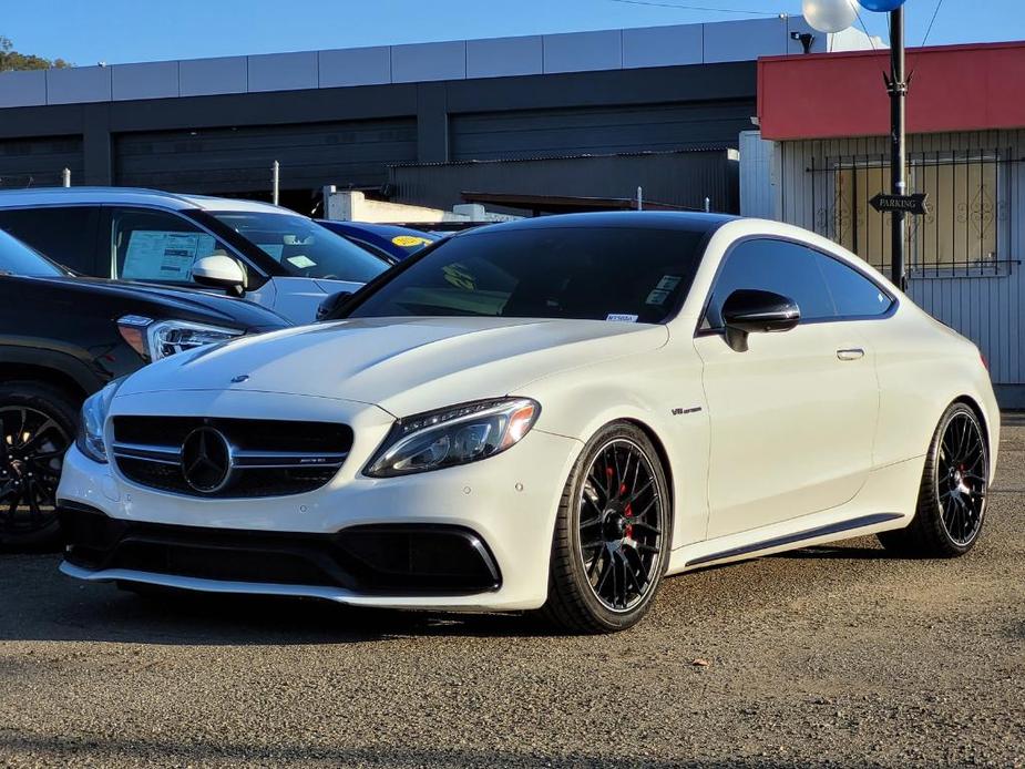 used 2017 Mercedes-Benz AMG C 63 car, priced at $42,991