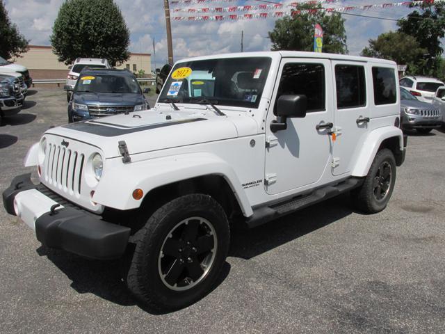 used 2012 Jeep Wrangler Unlimited car, priced at $16,499