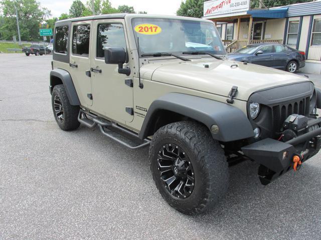 used 2017 Jeep Wrangler Unlimited car, priced at $14,999