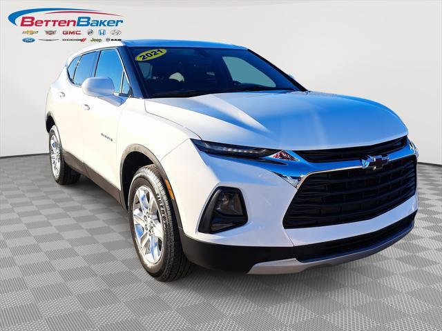 used 2021 Chevrolet Blazer car, priced at $24,588