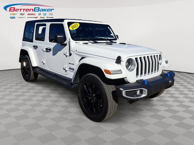 used 2023 Jeep Wrangler 4xe car, priced at $35,555