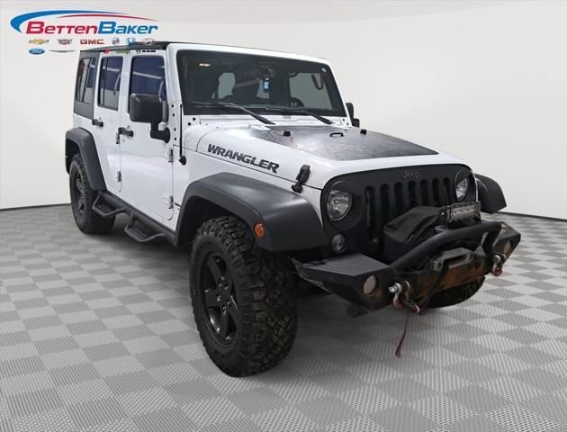 used 2017 Jeep Wrangler Unlimited car, priced at $18,998