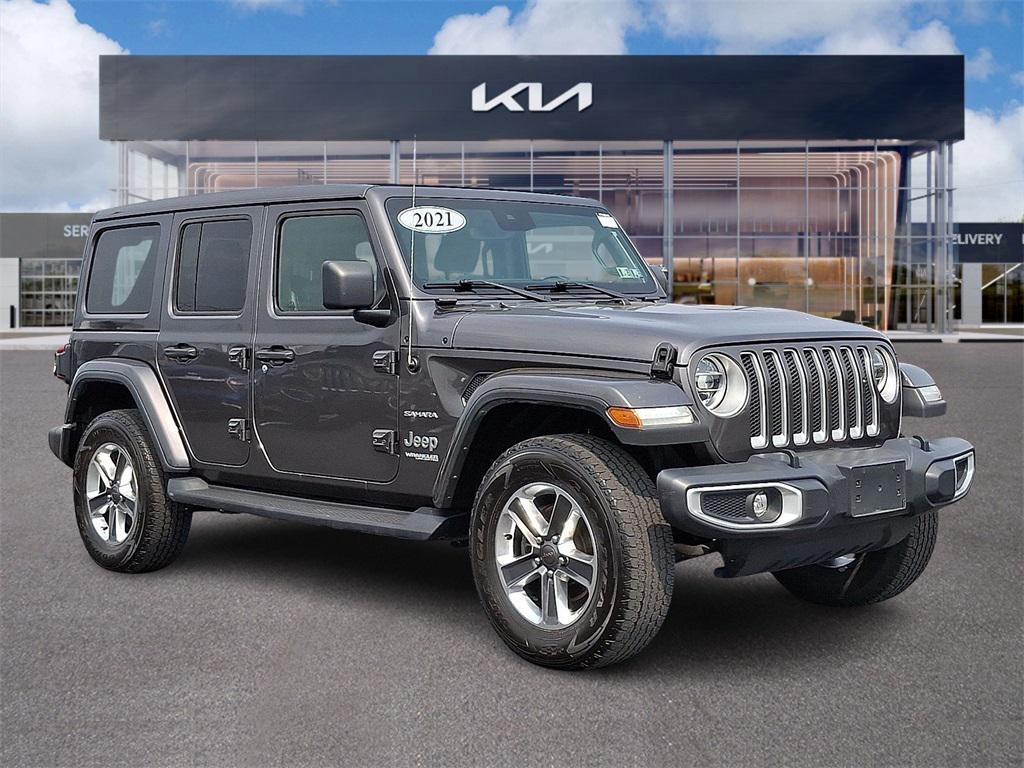 used 2021 Jeep Wrangler Unlimited car, priced at $32,150