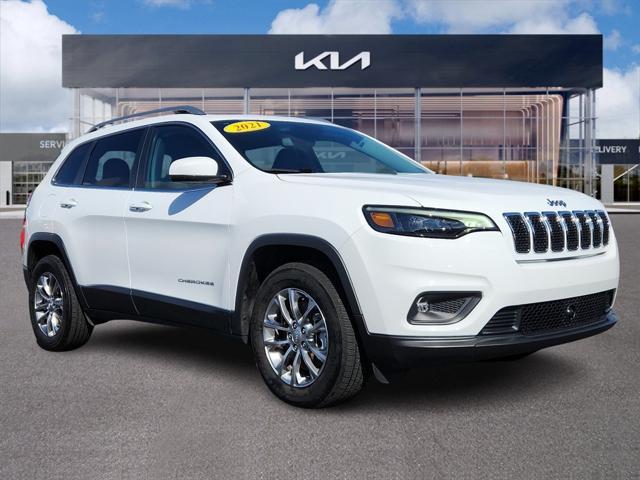 used 2021 Jeep Cherokee car, priced at $23,798