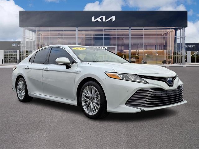 used 2018 Toyota Camry Hybrid car, priced at $22,198