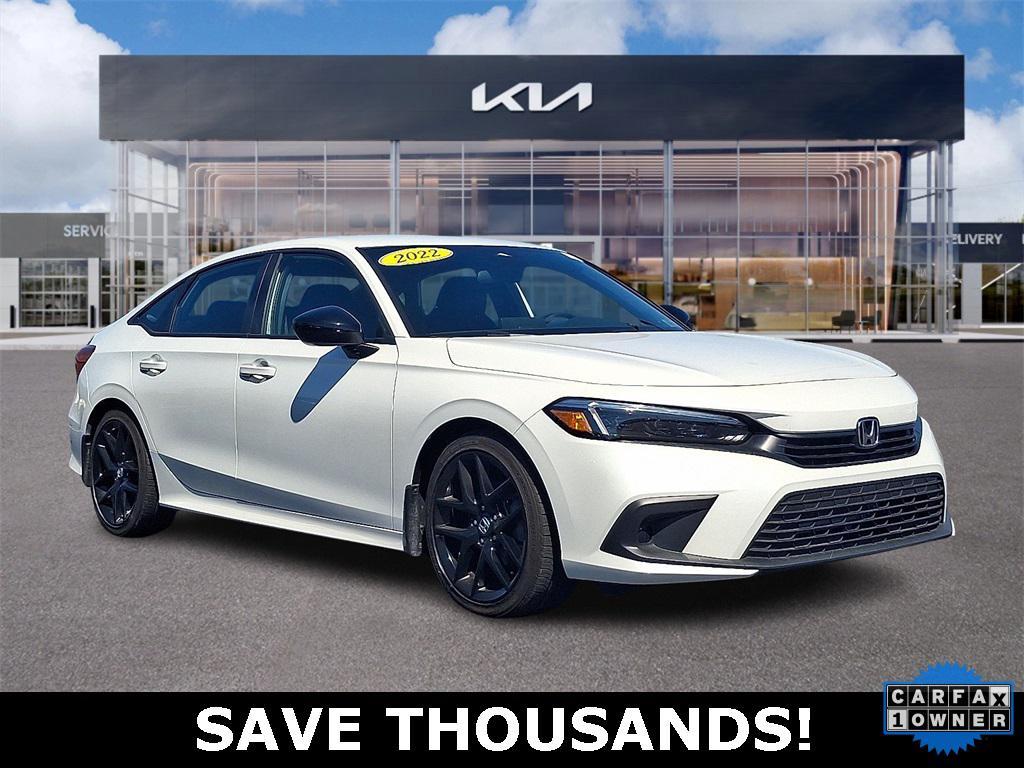 used 2022 Honda Civic car, priced at $23,875