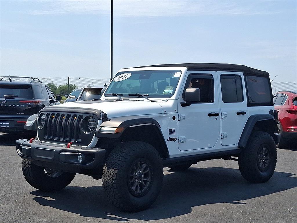 used 2021 Jeep Wrangler Unlimited car, priced at $29,350