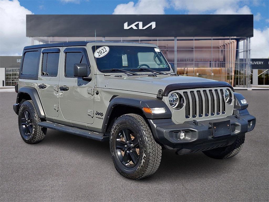 used 2022 Jeep Wrangler Unlimited car, priced at $31,110