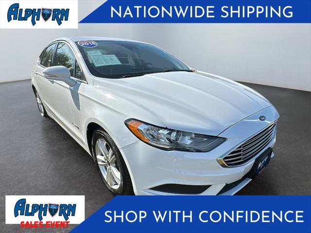 used 2018 Ford Fusion Hybrid car, priced at $10,500