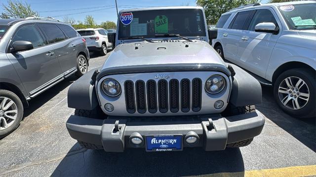 used 2016 Jeep Wrangler car, priced at $20,000