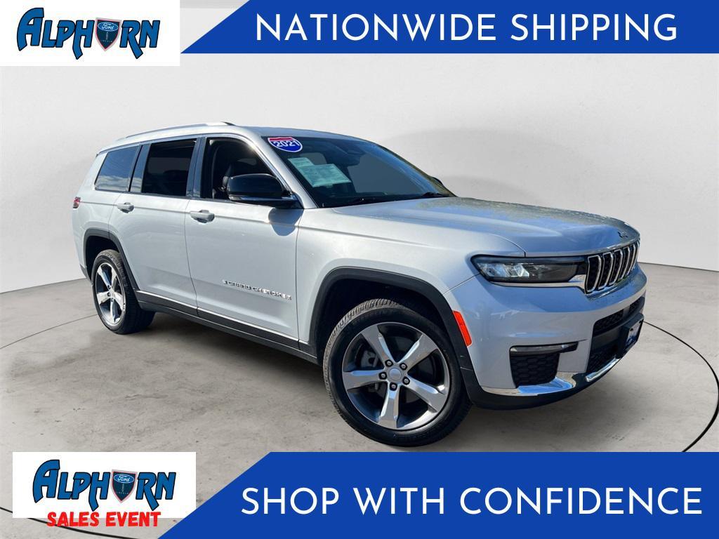 used 2021 Jeep Grand Cherokee L car, priced at $20,000