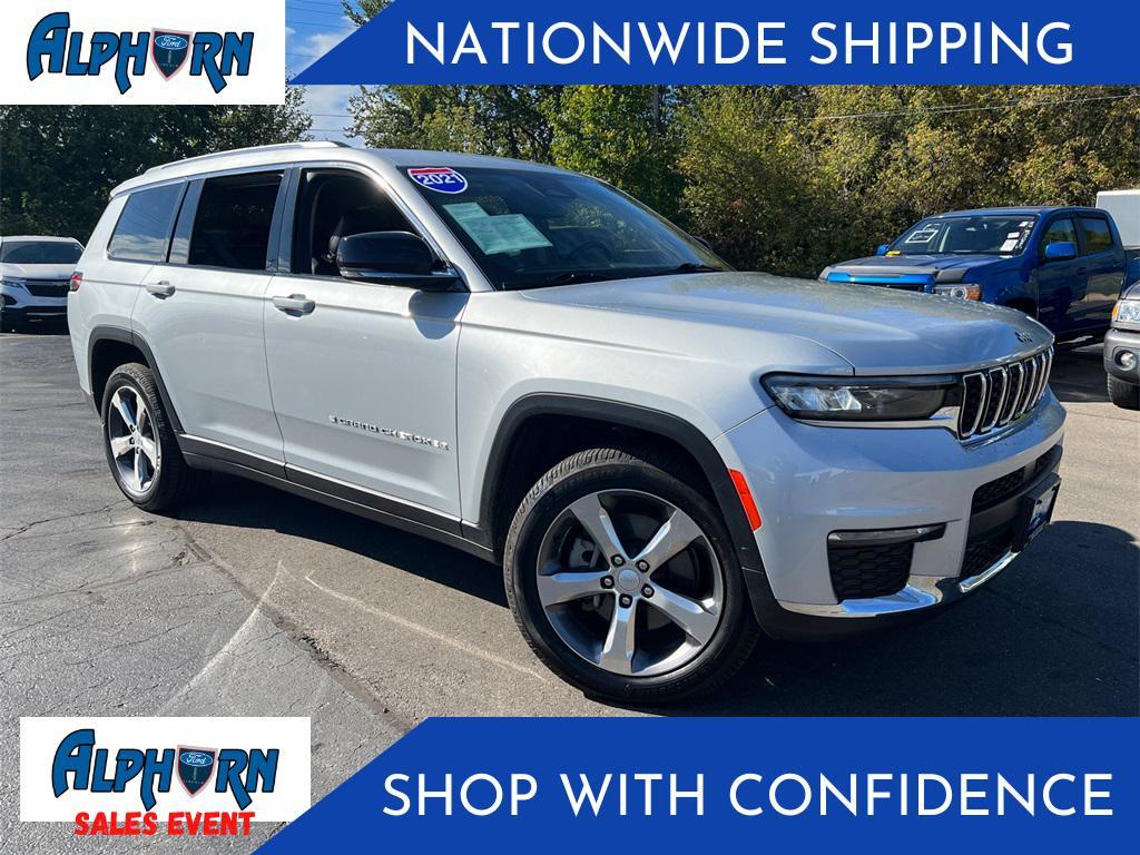 used 2021 Jeep Grand Cherokee L car, priced at $22,500