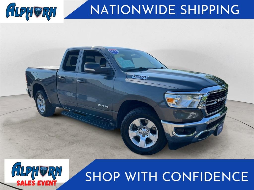 used 2021 Ram 1500 car, priced at $27,000