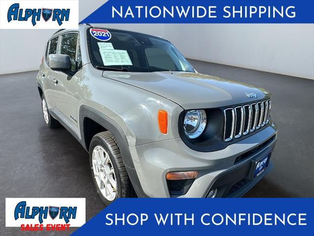 used 2021 Jeep Renegade car, priced at $17,500