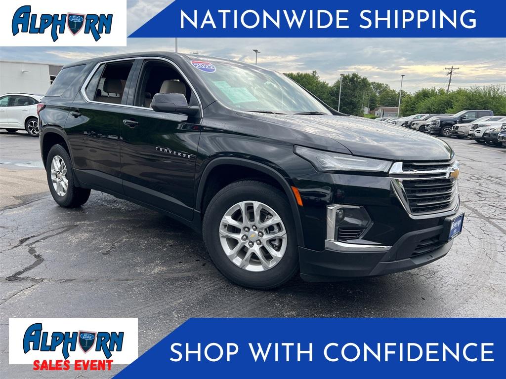 used 2022 Chevrolet Traverse car, priced at $22,000