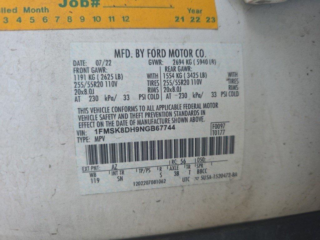 used 2022 Ford Explorer car, priced at $24,815