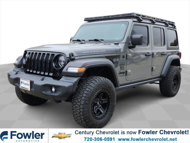 used 2020 Jeep Wrangler Unlimited car, priced at $29,697