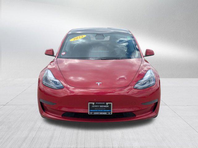 used 2022 Tesla Model 3 car, priced at $23,600