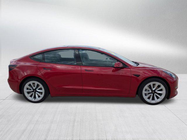 used 2022 Tesla Model 3 car, priced at $23,600