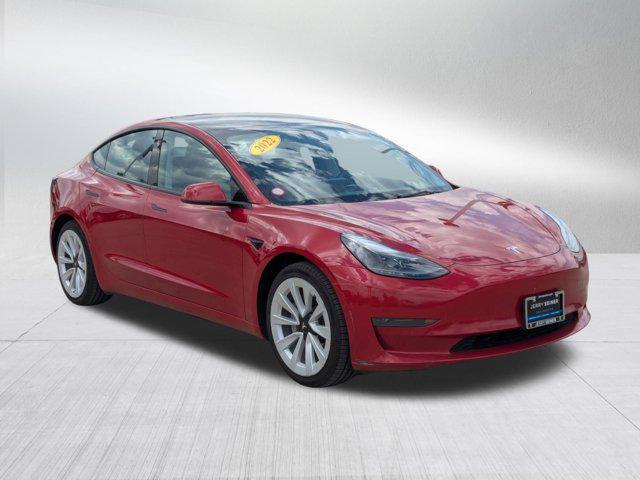 used 2022 Tesla Model 3 car, priced at $23,600