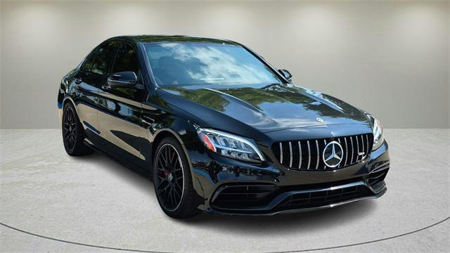 used 2021 Mercedes-Benz AMG C 63 car, priced at $64,995