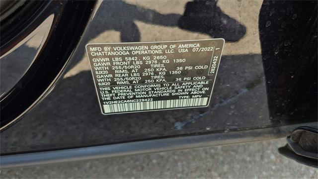 used 2022 Volkswagen Atlas Cross Sport car, priced at $29,611